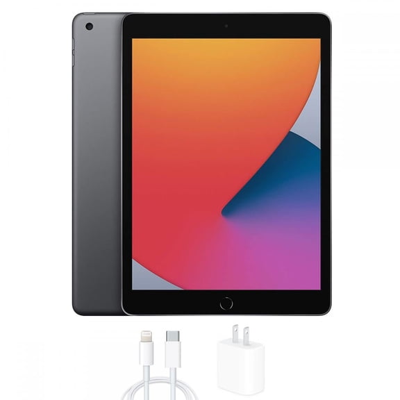 Pre-Owned Apple Ipad 8 - 10.2" Apple A12 Bionic Hexa-Core 3GB RAM 128GB Storage Wifi Only - Space Gray