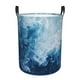 thumbnail image 1 of Fotbe Abstract Ocean Waves Cesto de Ropa con Asas, Cesto Impermeable de Gran Capacidad, Bolsa de Lavado para Dormitorio, Cesto de Ropa con Ruedas y Asas-Small, 1 of 6
