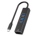 thumbnail image 1 of NEW Driver-Free Type-C to 3.0HUB Gigabit Network Hub Mobile Phone Tablet Notebook Desktop to RJ45 Wired Network, 1 of 5