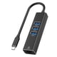 thumbnail image 1 of Driver-Free Type-C to 3.0HUB Gigabit Network Hub, 1 of 5