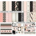 thumbnail image 2 of Inkdotpot Peach & Black Wedding Theme Collection Double,Sided Scrapbook Paper Kit Cardstock 12"x12" Card Making Paper Pack Of With Sticker Sheet - 16 Pages - Peach & Black, 2 of 4