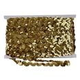 thumbnail image 3 of Belagio 5/8" Wide x 25 Yards, Zig Zag Gold Sequin Trim, 1 Bolt, 3 of 3