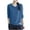 Blue, variant on Plus Size Long Sleeve Tops for Women, Women's V-neck T-shirt Women's Long Sleeved Loose Spring And Summer Casual Base Shirt Plus Size Long Sleeved V-neck Top/shirt(Blue,XXXXL)