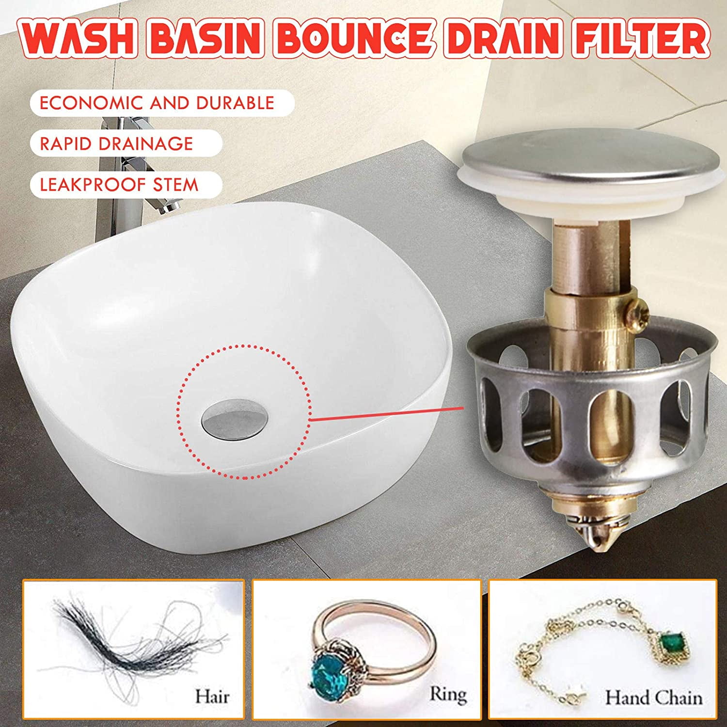 5PCS KITCHEN BATHROOM BATHTUB SINK WASH BASIN DRAIN PLUG RUBBER STOPPER 5PCS KITCHEN BATHROOM BATHTUB SINK WASH BASIN DRAIN PLUG RUBBER STOPPER
