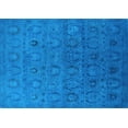 thumbnail image 1 of Ahgly Company Indoor Rectangle Oriental Light Blue Industrial Area Rugs, 5' x 7', 1 of 4