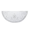 thumbnail image 1 of Kurt Adler TS0156 Silver Hand Embroidered Treeskirt, 48", 1 of 2