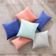 thumbnail image 5 of Juego de 2 fundas de almohada cuadradas decorativas de terciopelo suave y sólido, funda de cojín para sofá, dormitorio, coche, 16 x 16 pulgadas, 40 x 40 cm, 5 of 6