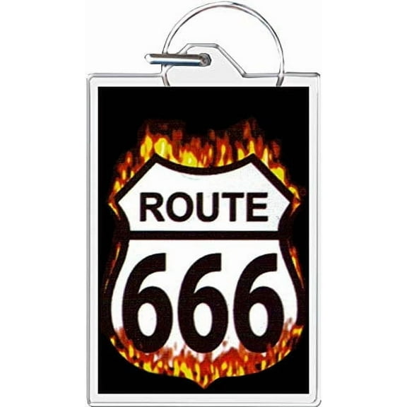 Route 666 Keychain