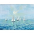 thumbnail image 3 of Vassileva, Silvia 24x19 Black Modern Framed Museum Art Print Titled - Boats in the Haze, 3 of 5