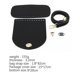 thumbnail image 2 of Sonducket Kit de correas de hombro inferiores para hacer bolsos de cuero PU, suministros para manualidades, hebilla de reparación, regalos para mujeres, Bolsas de mensajero y de hombro Negro, 2 of 6