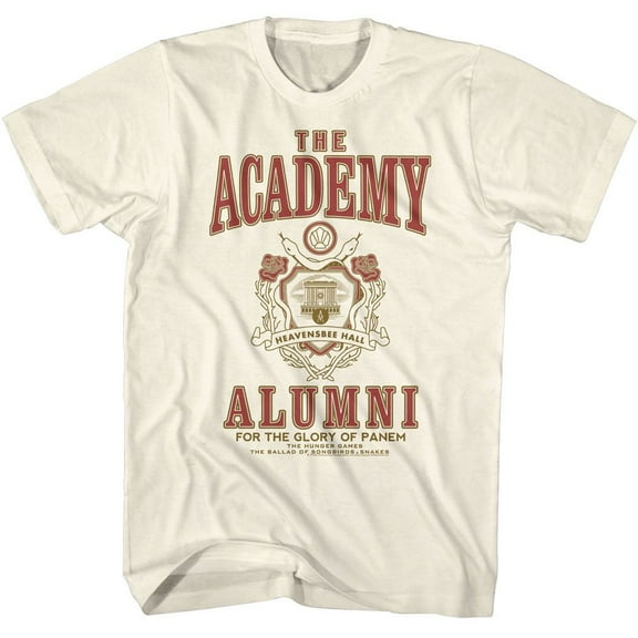 Hunger Games Academy Alumni Natural Adult T-Shirt