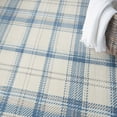 thumbnail image 6 of Nourison Grafix Plaid Ivory Blue 5'3" x 7'3" Area Rug (5x7), 6 of 8