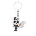 thumbnail image 1 of LLavero de resina de Disney Jack Skellington y Sally 2D, llavero Vintage de esqueleto humano, Stranger Things, para travesuras MK486 qiuyongming unisex, 1 of 2