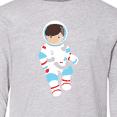 thumbnail image 4 of Inktastic Astronaut Boy, Cosmonaut, Space Flight, Cute Boy Long Sleeve Youth T-Shirt, 4 of 5