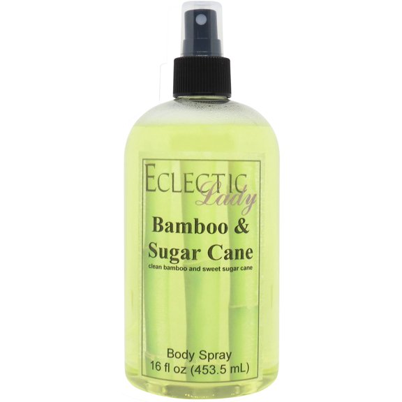 Bamboo And Sugar Cane Body Spray, Eclectic Lady, Hydrating Mist, Unisex, 16 oz