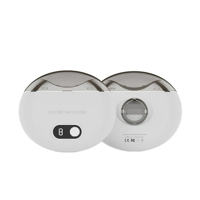 Cortauñas automático recargable por USB, 3 velocidades, pantalla LCD, compartimento para uñas, bajo nivel de ruido, para bebés, niños y adultos, seguro y ergonómico