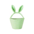 thumbnail image 2 of Kbndieu Easter Decorations Saving Home Textile Storage Storage Containers with Lids Easter Basket Easter Bunny Basket Cute Bag with Foldable Ears Tote Bags for Easter, 2 of 6