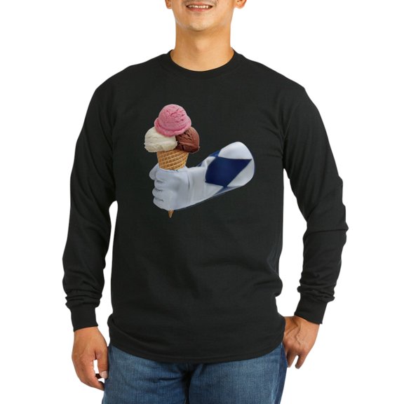 CafePress - Power Rangers Holding Ic Men's Long Sleeve T Shirt - Long Sleeve Dark T-Shirt