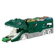 thumbnail image 2 of Loyerfyivos Dinosaur Truck Toys for Kids,Transforms into Triceratops with Race Track Set,Ultimate City Dinosaur Transporter Hauler with 4 Cars,Birthday Gifts Toys for Boys 3 4 5 6 7 8 Years Old Green, 2 of 9