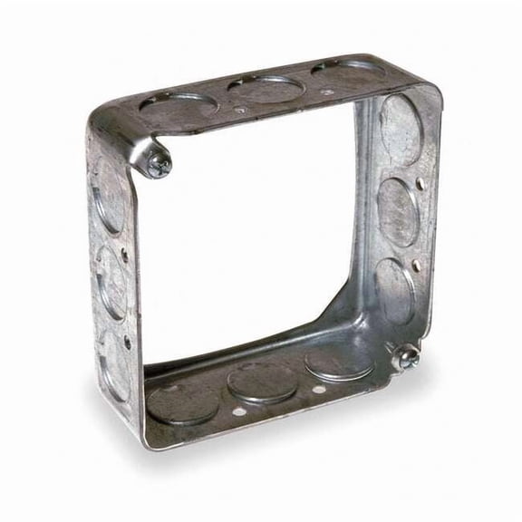 Raco Extension Ring, 2 Gangs, Steel, Square Box Type 201