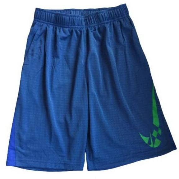 Nike Boy's DRI-FIT Graphic Training Shorts Blue Large CU9788-480
