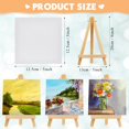 thumbnail image 2 of Set de 32 lienzos para pintar Mimorou con caballete de 12,5 x 12,5 cm, 2 of 6