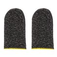 thumbnail image 1 of Ygjytge Cubierta De Dedo Para Controlador De Juegos Funda Táctil De Nailon Para Pulgar (Fibra Plateada Amarilla) Ygjytge Para estrenar, 1 of 3