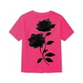 thumbnail image 4 of Tisuna Boys Summer T Shirts Kids Short Sleeve Crew Neck Floral Tops Regular Fit Street Daily Wear Tees For Toddler And Tweens 2-13 Years, 4 of 5