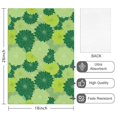 thumbnail image 2 of 4 Pcs Geometric Flower and Dahlia Green Funny Kitchen Towels, Microfiber Dish Towels, Kitchen Tea Towels Set 18" X 26", 2 of 6