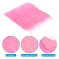 thumbnail image 4 of Unique Bargains Plush Faux Fur Fabric Square, 10' x 10' Fluffy Faux Fur Patches Cuts, Pink 2Pack, 4 of 6