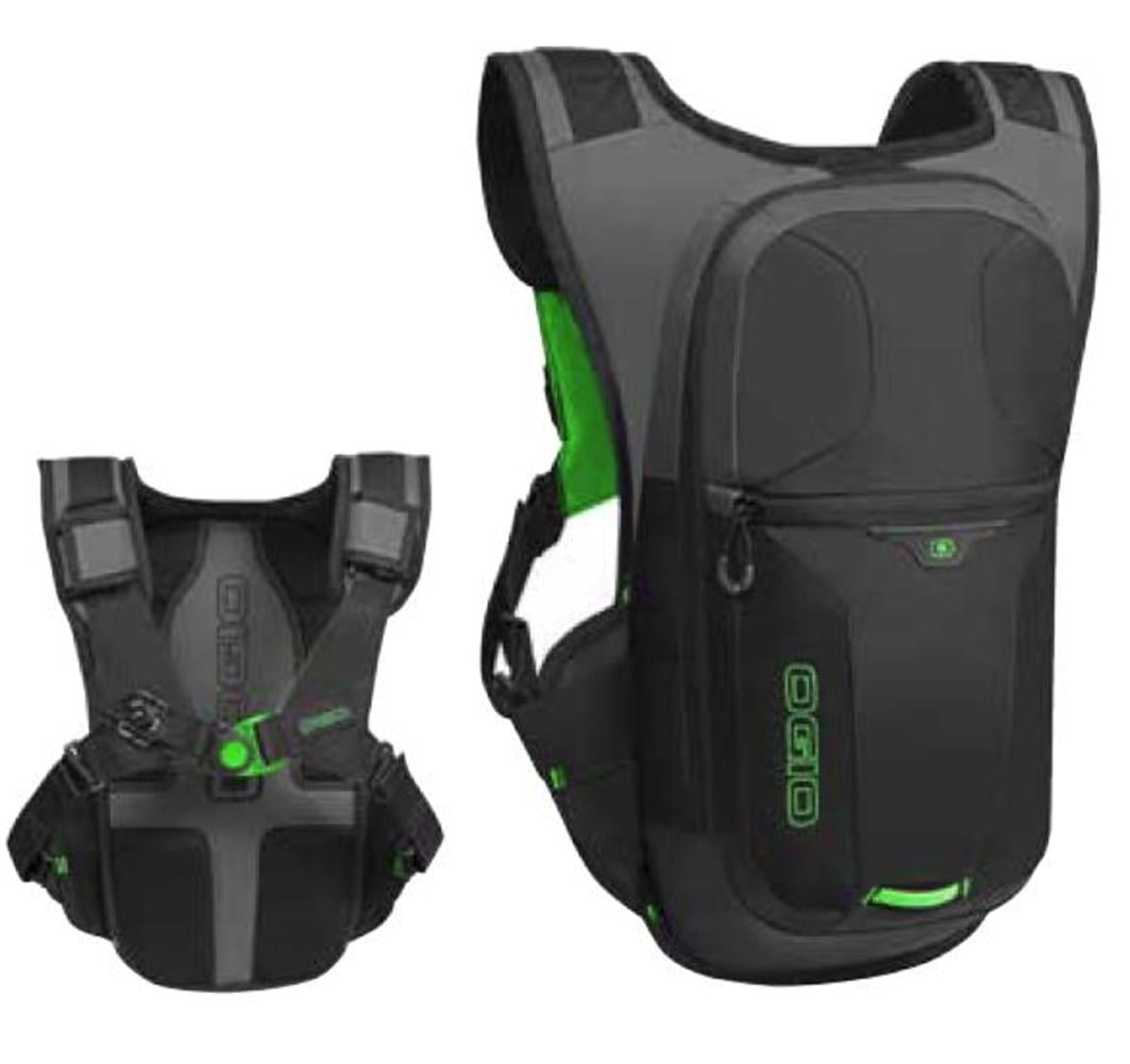 OGIO 122103.03 Atlas 3L Hydration Pack Black Hi-Vis Green by Ogio