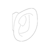 Genuine OE GM Tie Down Hook Plate - 23284858