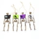 thumbnail image 3 of Colgante de esqueleto de Halloween morado, colgante de esqueleto humano, 3 of 7