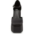 thumbnail image 4 of JEFFREY CAMPBELL OVER-N-OUT Shoes Black Satin, 4 of 6