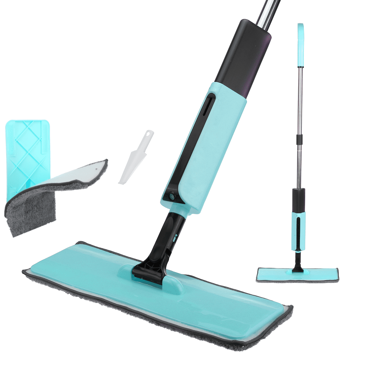 Spray Mop Tile Hardwood Floor Cleaning Mop Microfiber Dry Or Wet With Mop Pads
