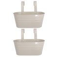 thumbnail image 1 of 2pcs Gancho Desmontable Flor Contenedor Doble Gancho Oval Cubo Cubo de Hierro Homemaxs 10060790-MX, 1 of 6