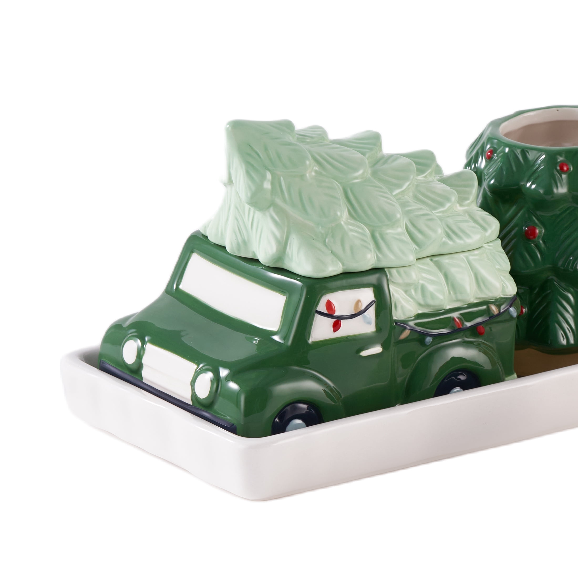 Holiday Time Ceramics Holiday Icons Treat Jars, Set of 3