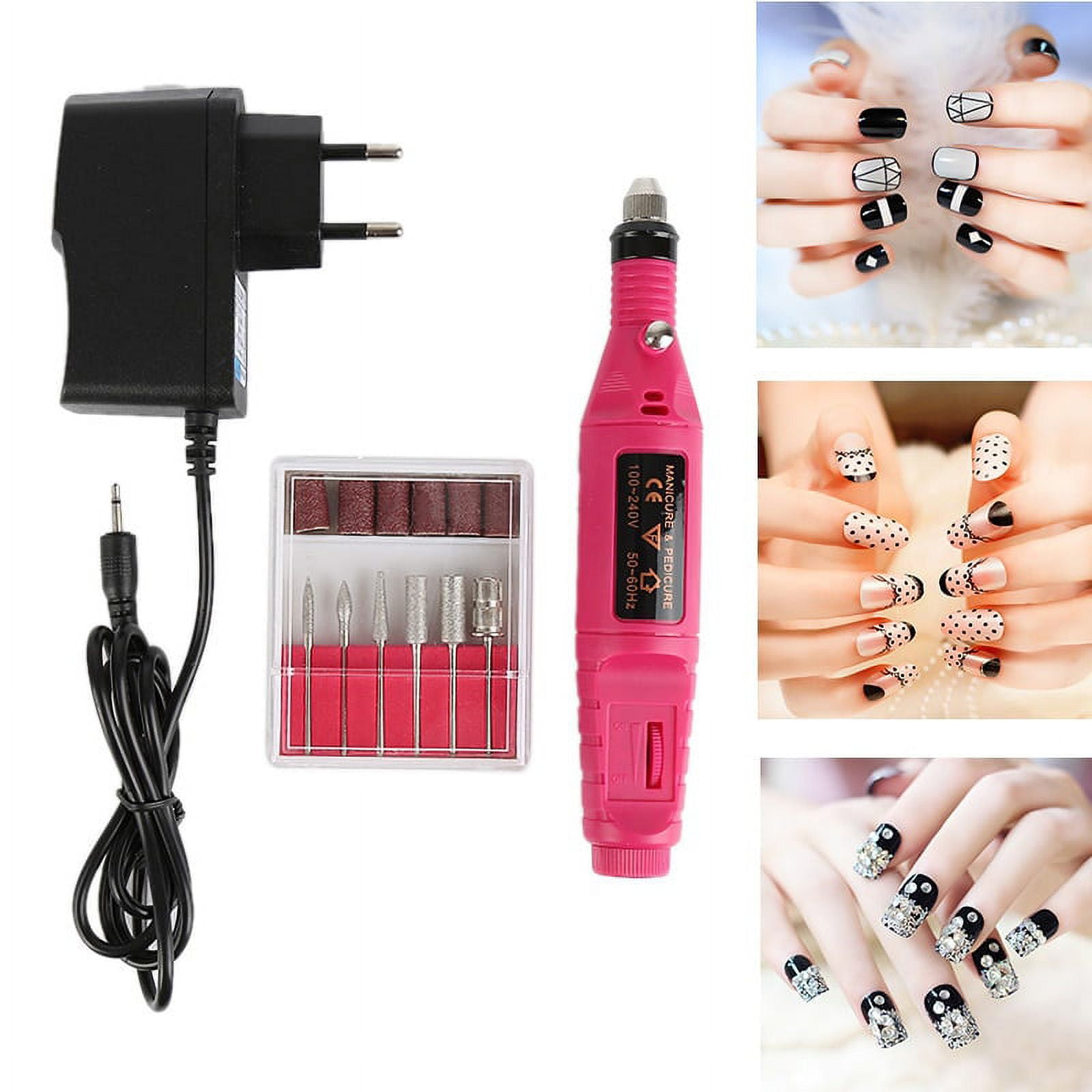 Beginner Nail Design Kit Professional Nail Tool Set with Fast Nail Lamp for  Home Finger Decoration PGP005 - Walmart.com