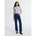 thumbnail image 5 of Free Assembly Women's and Women's Plus Cozy Yarn Crewneck Sweater with Long Sleeves. Lightweight, Sizes XS-4X, 5 of 5