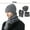 Gray, variant on Men's 3-Piece Winter Set - Thickened Hat, Scarf, and Gloves with Ear Protection, Fashionable Gray and Black, Polyester, Perfect for Cold Weather, Winter Accessories| Fashion Winter Outfit|