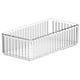 thumbnail image 1 of Organizador de cajones de plástico transparente con compartimentos divididos | Bandejas de almacenamiento multiestilo para maquillaje, pintalabios y utensilios, 1 of 5