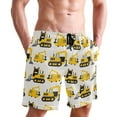 thumbnail image 6 of joogoo Men's Swim Trunks Husky Dog in Truck Beach Shorts with Pockets M, 6 of 6