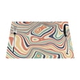 thumbnail image 1 of YFYANG Washable Heat-Resistant Placemats, 70% PVC/30% Polyester, Retro Abstract Lines Kitchen Table Mat, 12" x 18" 6 Pcs, 1 of 6