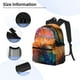 thumbnail image 3 of Easygdp Bioluminescent Underwater Flower Mochila Casual para Portátil, Mochila para Escuela, Viajes, Negocios, 3 of 6
