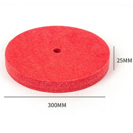 

80-300mm Nylon Fiber Non-woven Polishing Wheel Abrasive Grinding Buffing Pad 7P