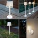 thumbnail image 3 of Solar Powered 5-in-1 Rechargeable Table Lamp Waterproof Outdoor Garden Patio Lawn Dorm Light - Black, 3 of 5