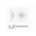 thumbnail image 4 of Winstop Brake Rotor and Hub Assembly, Front WS235347, Volkswagen Beetle 1979-1968, 4 of 4
