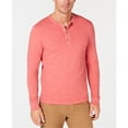 thumbnail image 1 of Club Room - Camiseta Henley para hombre, color rojo, XX-Large, 1 of 1