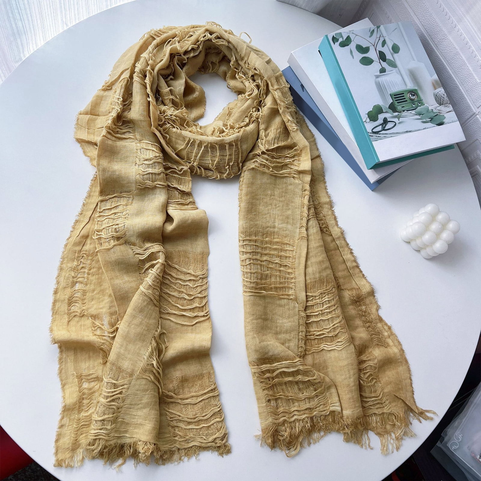 UTSJKR Winter Fall Mens Cotton Linen Crinkle Vintage Striped