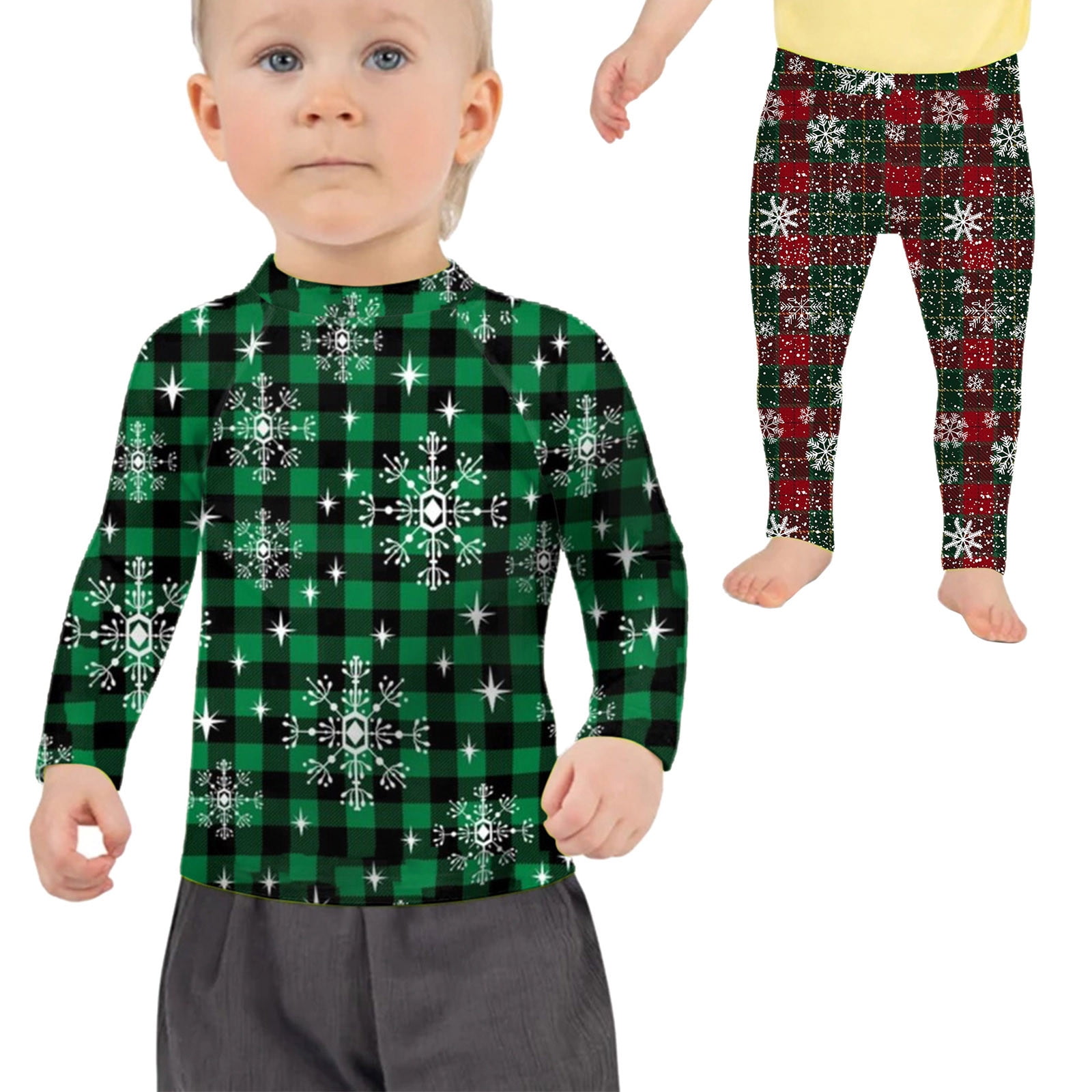 Party Toddler Boys Girls Kids Christmas Activewear Children